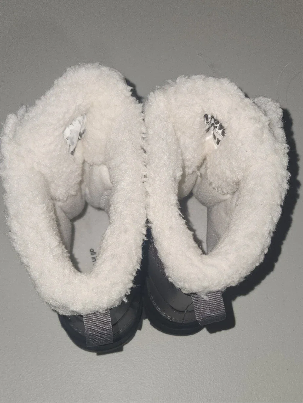 Toddler Snow Boots, Mauve, Sherpa Lining Size 13 Toddler